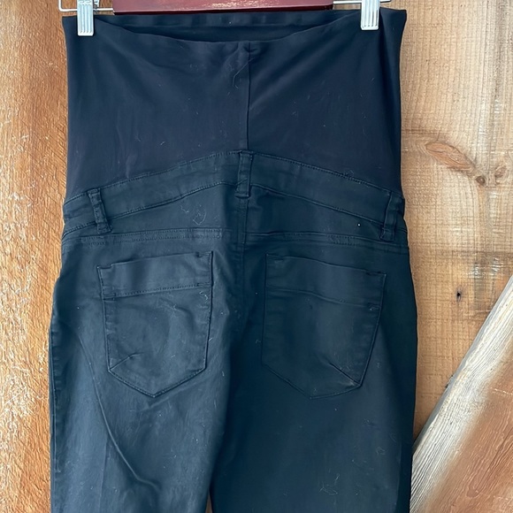 H&m mama maternite black pants size 6 - Picture 4 of 5